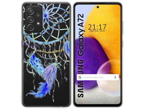 Carcasa Samsung Galaxy A72 TUMUNDOSMARTPHONE Dibujos Transparente Multicolor