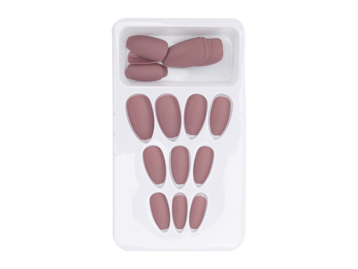 Rebe-24 Unhas Falsas De Cobertura Total Mate, Pontas De Unhas Artificiais Para Manicure, Ferramenta Para Mulheres E Meninas F133