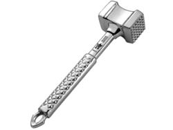 Mortero De Carne Profesional De Acero Inoxidable 304, Martillo Doble Cara Con Mango Antideslizante Para Ternera, Filete Y Pollo