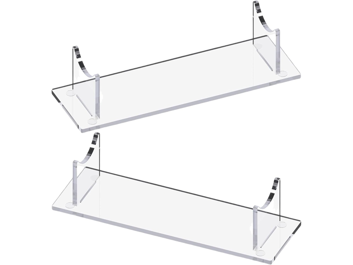 Juego de 2 soportes de acrílico transparente para sables de luz y artículos coleccionables, soporte