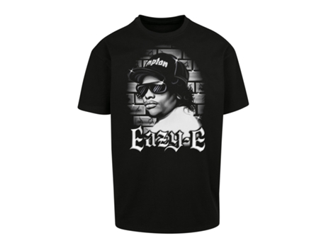 Camiseta para Unisexo MISTER TEE (M - Algodón - Negro)