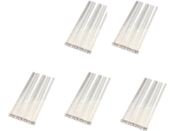 50 Correas De Escape De Cable De Acero Inoxidable De 0,39 Pies X 15,75 Pulgadas Con Metal