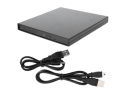 Caja rígida SATA de 9,5 mm para unidad óptica externa, almacenamiento, color negro.