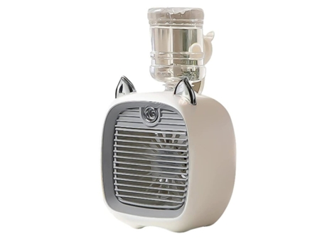 TURMIN Ventilador Portátil 3 Velocidades Nano Spray 2400 Mah Gris