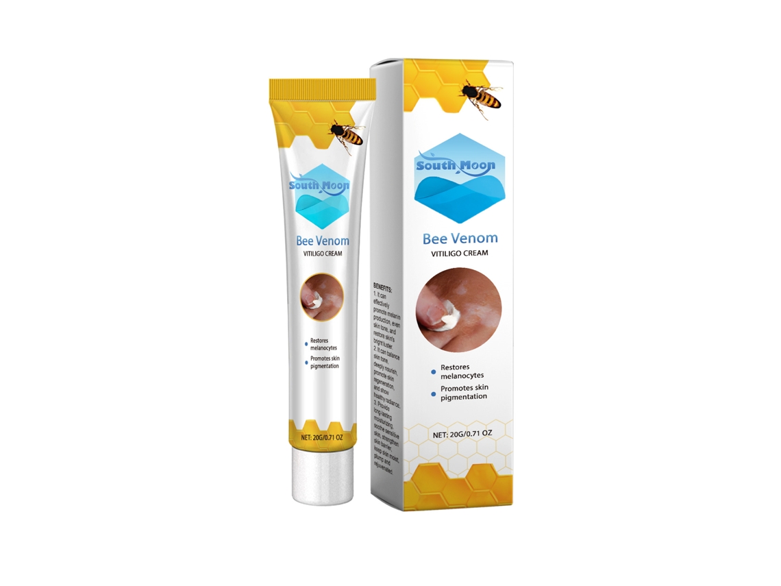 Crema de veneno de abeja para el cuidado natural de la piel.