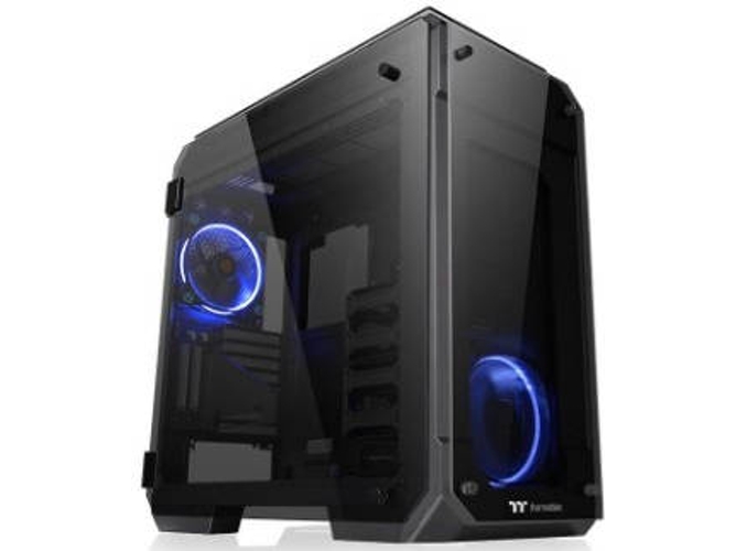 Caja PC THERMALTAKE View 71 Cristal Templado (ATX Full Tower - Negro)