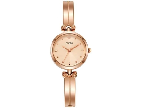 VEANXIN Relojes de pulsera Reloj elegante para mujer-Oro rosa Negro B