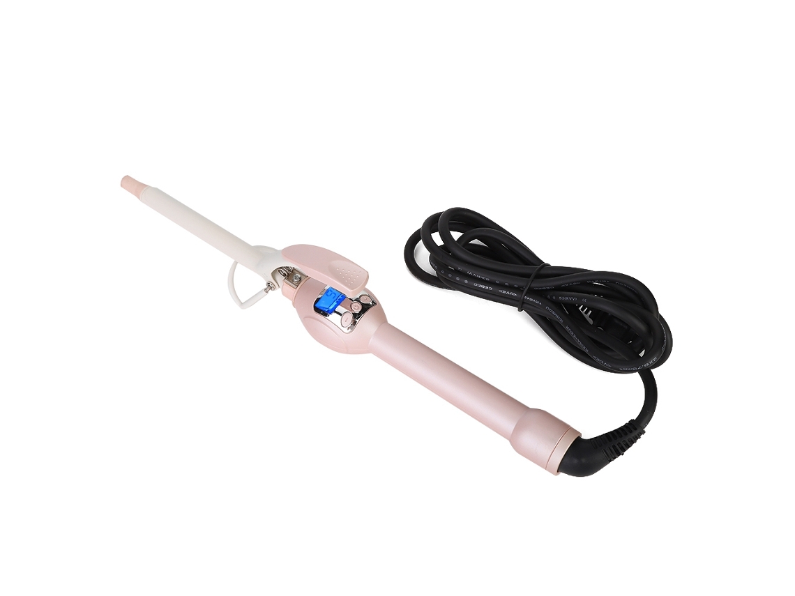 2026-plancha De Rizado Eléctrica Profesional Herramienta De Estilo De Cabelo Rosa (13mm)