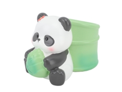 Bonito Portalápices Con Forma De Panda De Bambú, Gran Capacidad, Resina, Para El Hogar, La Escuela Y La Oficina.