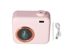 Humidificador de aire con forma de cámara de 400 ml, 2 velocidades, carga USB, para aromaterapia en casa, oficina y coche.
