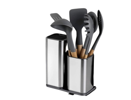 Cuchillo de Cocina VERY LUCKY Desmontable (Gris - Acero Inoxidable)