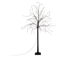Árbol luminoso 600 LED Árbol de Navidad iluminado Árbol decorativo IP44 Blanco ECD