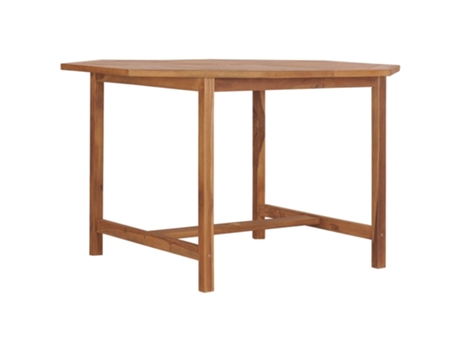 MAISON EXCLUSIVE Mesa de comedor de jardín madera maciza de teca 110x110x75 cm