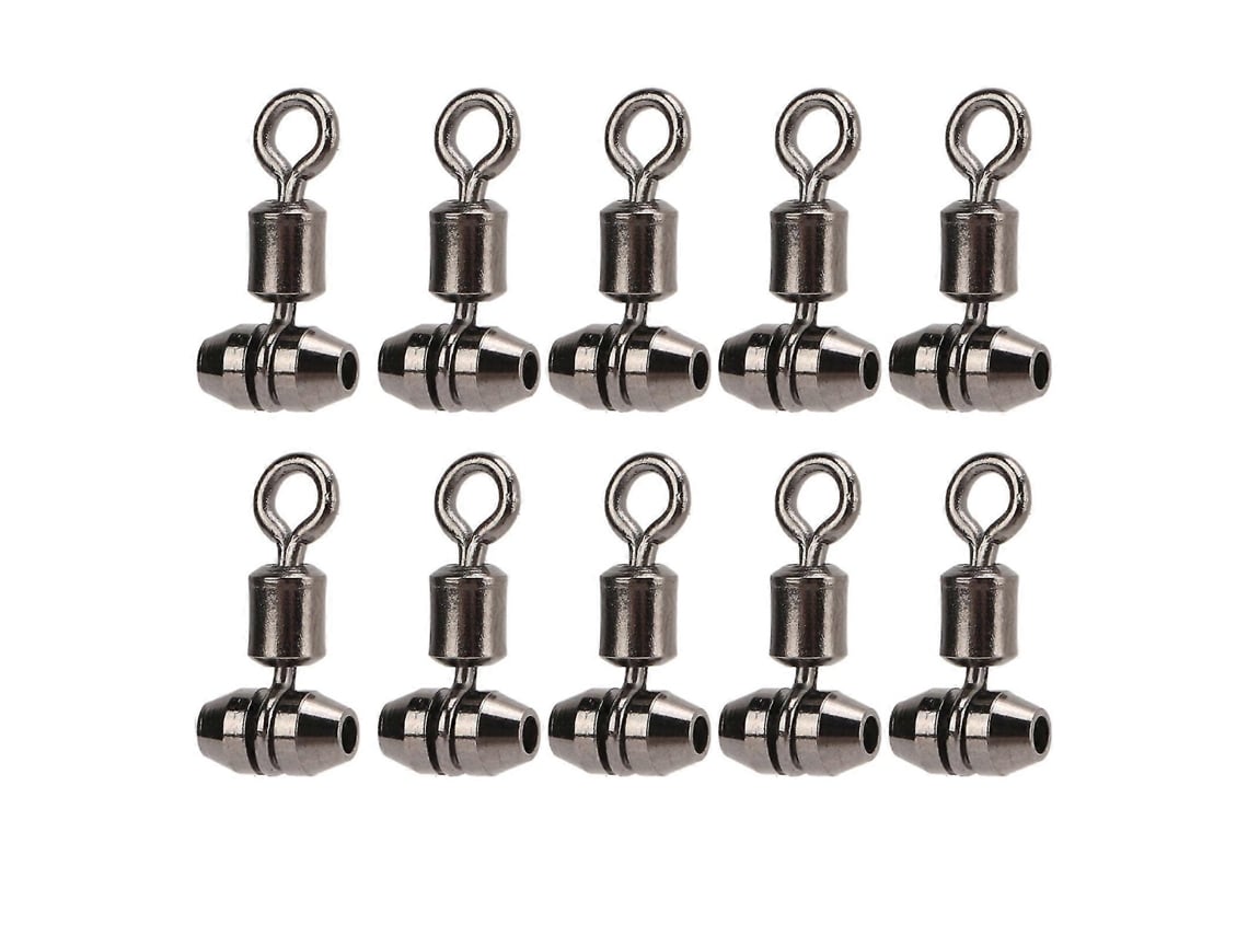Omni-kit De 2 Nudos De Cabello Para Carpas Con Recubrimiento Ptfe, Anzuelos Con Barba, Swivel De Latón Aleado Para Agua Dulce Y Salada