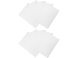 Paquete de 10 láminas de PVC mate, tamaño A4, 0,3 mm de grosor, para manualidades y artes plásticas, láminas protectoras rígidas. SFUSHOS