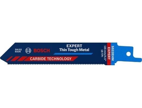 Hoja de Sierra de Sable BOSCH S 522 Ehm Expert ‘Thin Tough Metal’ - 1 Un