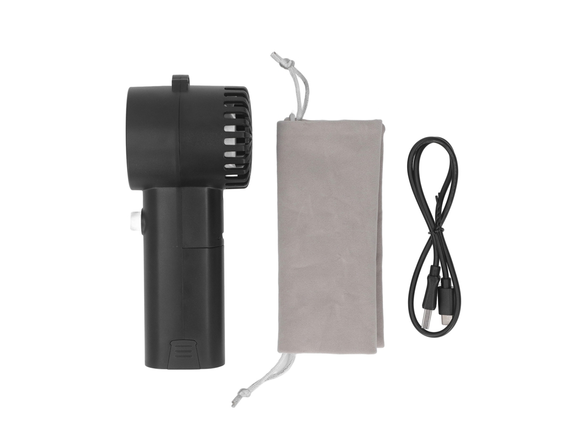 Ventilador turbo portátil recargable y ajustable de 4400 mAh