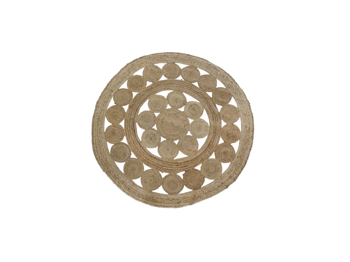 Alfombra Yute 2100 Gsm, Natural 200x200x0,5cm