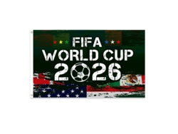 Banderín Para La Copa Mundial De 2026, Resistente Al Viento, Ideal Para Eventos Deportivos, Fiestas Y Uso Diario, 150 X 90 Cm, Ergonómico