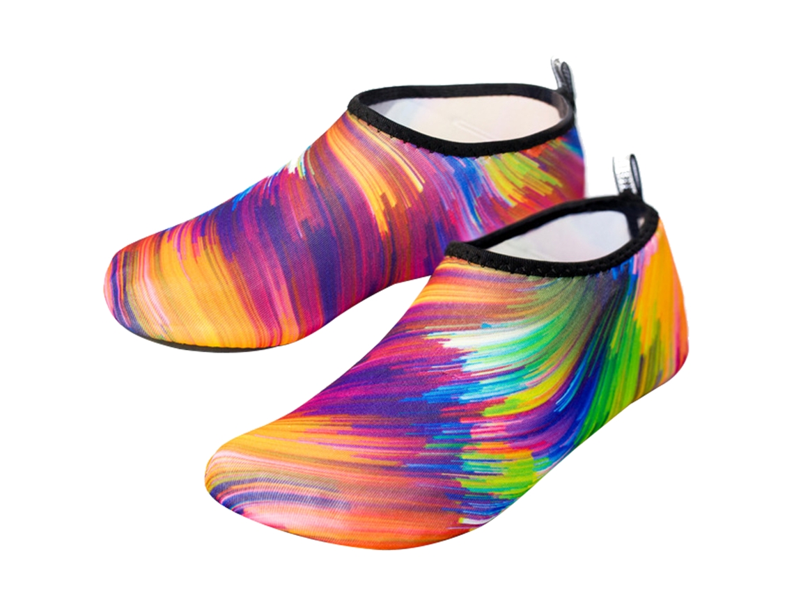 Meias De Praia Xl (40-41) Com Cores Vibrantes, Para Snorkeling, Natação, Surf E Mergulho (lycra).
