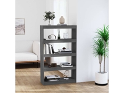 Estantería/Divisoria Aparador 80X30X135,5 Cm Madera Pino Maciza Gris