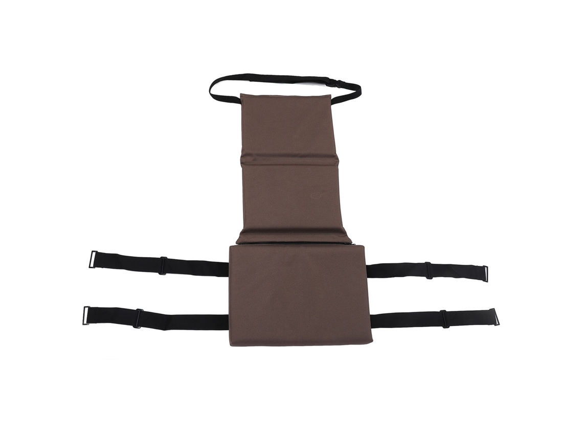 Silla de árbol cómoda y ajustable de tela Oxford para jardín al aire libre, color caqui oscuro