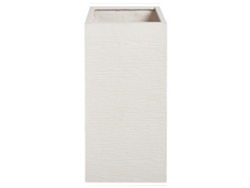 Maceta mediana BELIANI Dion de Mezcla de arcilla y fibras Beige 33x33x70