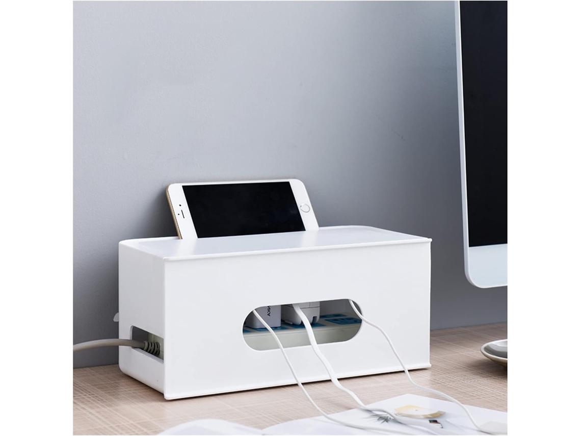 Caja Organizadora De Cables Organizador Extraíble Ayuda Proteger Niños