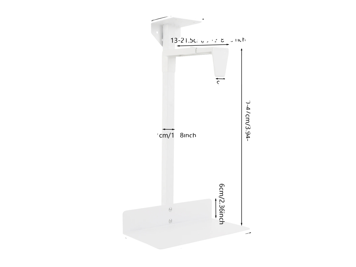 Soporte para computadora, altura ajustable, diseño moderno, blanco OEM