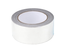 Cinta adhesiva de aluminio plateada, impermeable e ignífuga, 50 mm x 30 m, para sellado de tuberías.