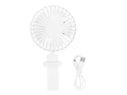 Mini ventilador USB con pulsera portátil de viaje - Blanco