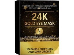 Parches Para El Contorno De Ojos De Oro De 24 Quilates, 20 Pares De Mascarillas Hidratantes De Colágeno Con Ácido