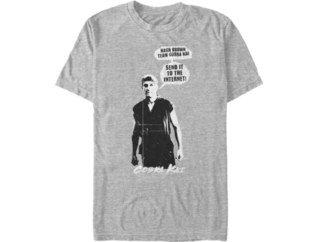 Camiseta Unisexo DEEPSTONE Johnny Lawrence Hash Brown Team Cobra Kai brezo atlético (M)