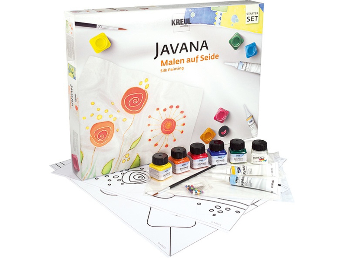 Pintura de Seda KREUL Javana Set de Pintura de Seda