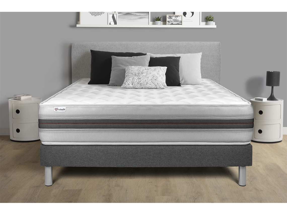 Somier Vitalmemo Back VITALIT Espuma con memoria Gris (200x200)