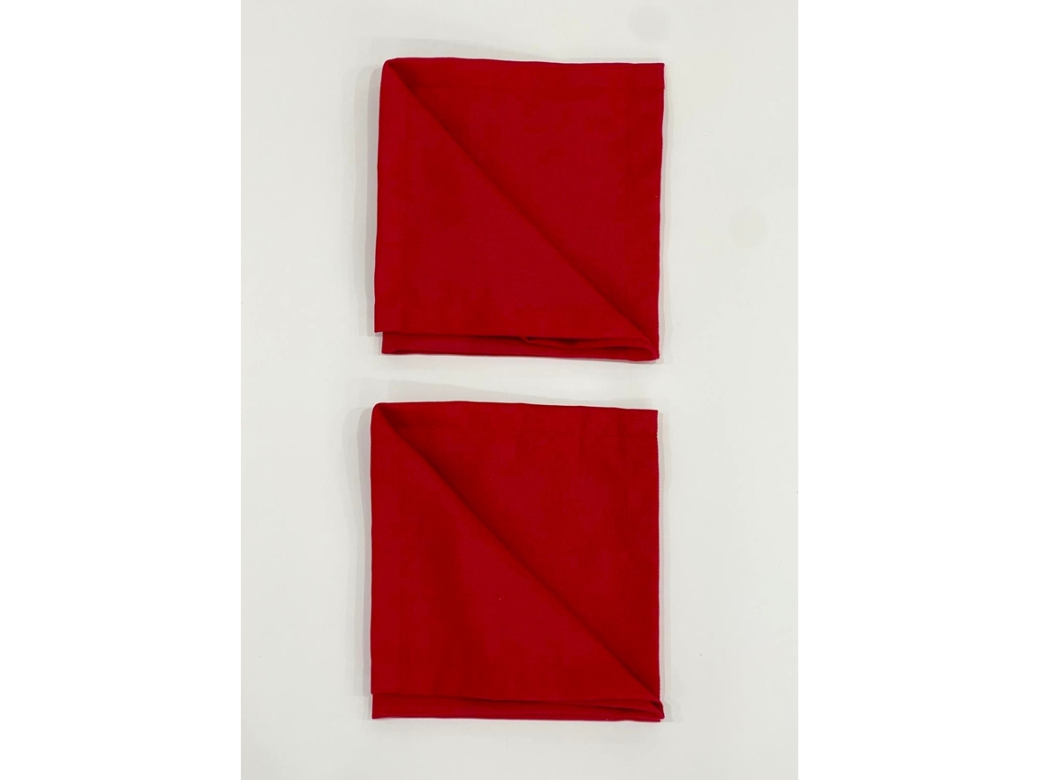 Conjunto 2 Servilletas ILMH BY I LOVE MY HOME 45x45cm - Rojo