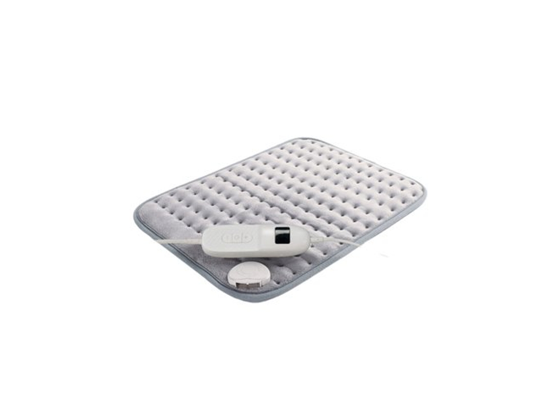 Almohadilla Eléctrica Vellón Gris 100w 40x30cm - 9 Niveles