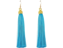 Pendientes Largos De Borlas Tejidas, Pendientes Colgantes Con Flecos Para Mujer, Pendientes Colgantes De Borlas De Hilo Bohemios Hechos A Mano