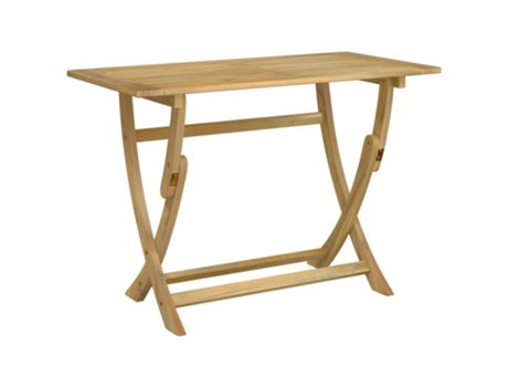 Mesa De Jardín VIDAXL Marrón Madera de acacia (110x55x75 cm)