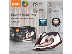 Plancha de vapor portátil automática Mdug, estándar europeo (roja)