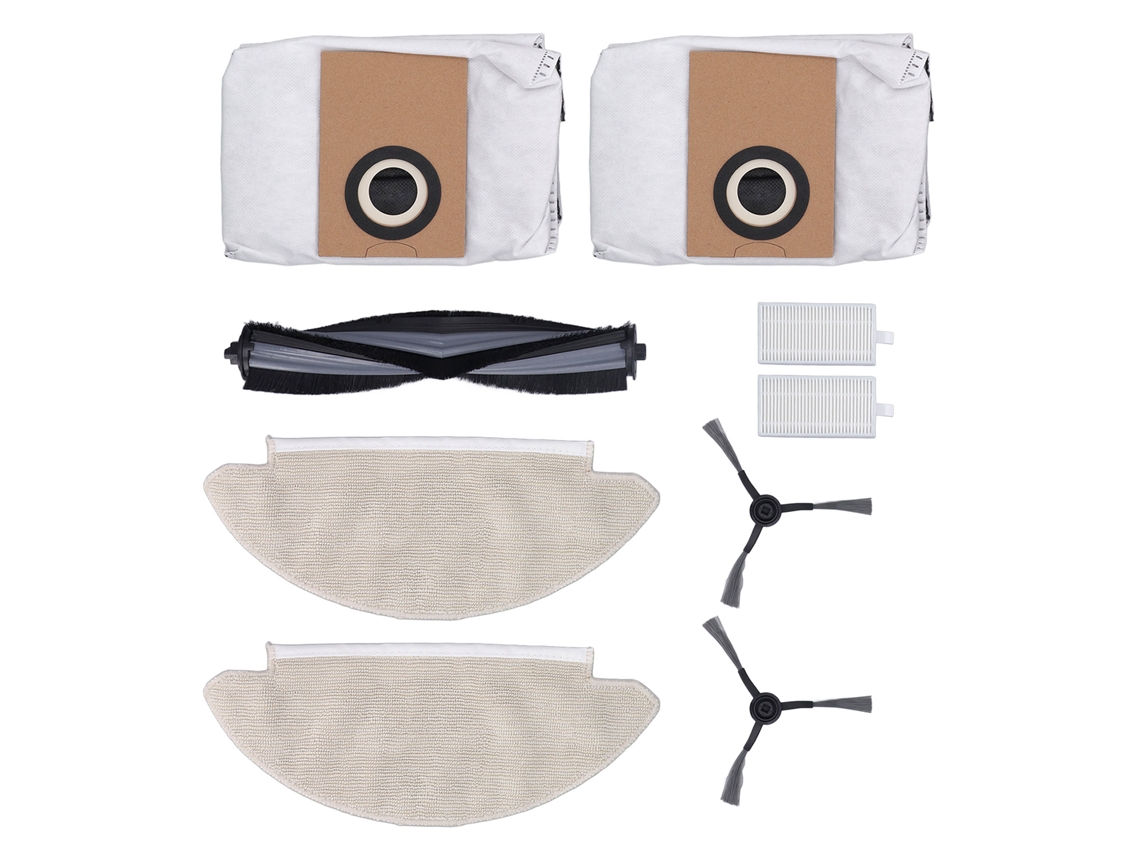 Kit De Accesorios Para La Aspiradora Robot Viomi Alpha 2 Pro: Cepillo Principal, Cepillo Lateral, Filtro Y Paño Para Suelos.