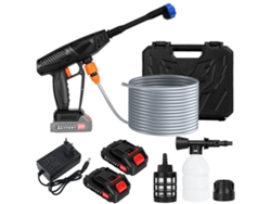 Hidrolimpiadora Flasidu inalámbrica de 200 W, 3,5 MPa, 240 L/h, 24 V, 1500 mAh, 3300 R/min, boquillas ajustables 6 en 1