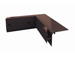 Esquina interior de aluminio Renoplast® 90° para perfil de alero W30r Marrón  Acabados de Terrazas y Balcones  Suelos elevados ventilados