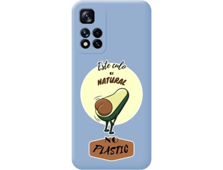 Carcasa para Xiaomi Redmi Note 11 Pro+ Plus 5G TUMUNDOSMARTPHONE Silicona Líquida Dibujos Azul