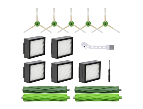 Para irobot roomba i3 i4 i6 i7 i8 j7 e5 e6 e7 filtro escova lateral principal