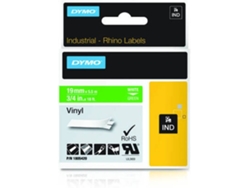 Cinta Laminada DYMO 1805420 Blanco sobre verde