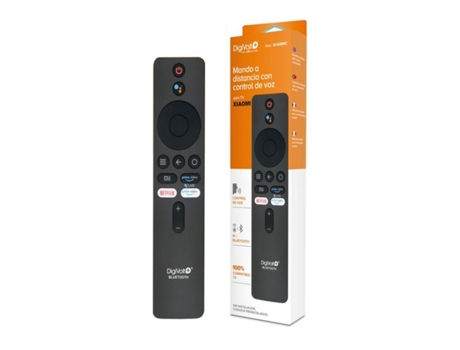 Control remoto con control de voz para televisión XIAOMI, DIGIVOLT XI-64MIC NEGRO