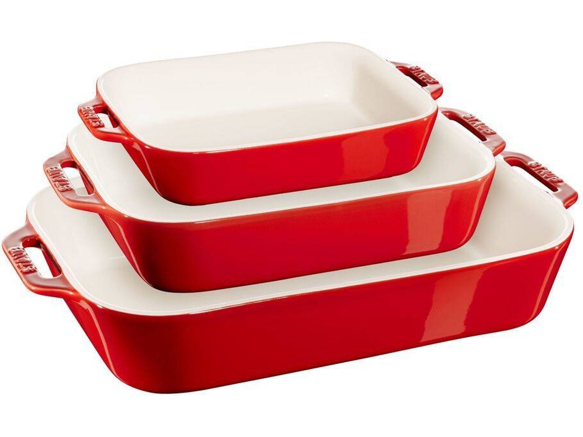 Bandeja para Asar STAUB (Rojo - Cerámica)