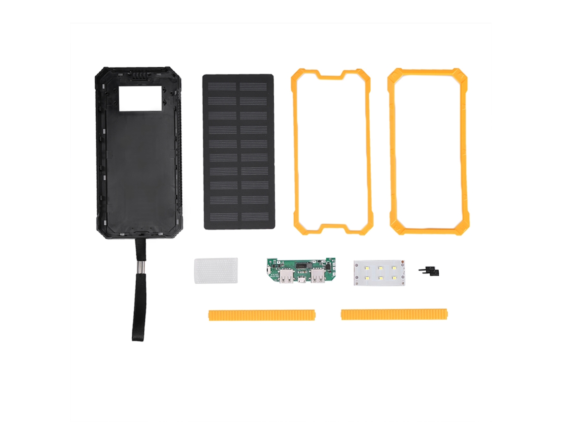 Kit de batería externa EOOCOO (carga solar, doble salida USB)