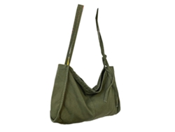 Bolso bandolera de estilo casual para mujer, estilo mensajero sencillo, bolso de hombro, gran capacidad, color verde.